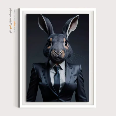 تابلو حیوانات بامزه - اسپو دکور