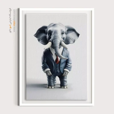 تابلو حیوانات بامزه - اسپو دکور