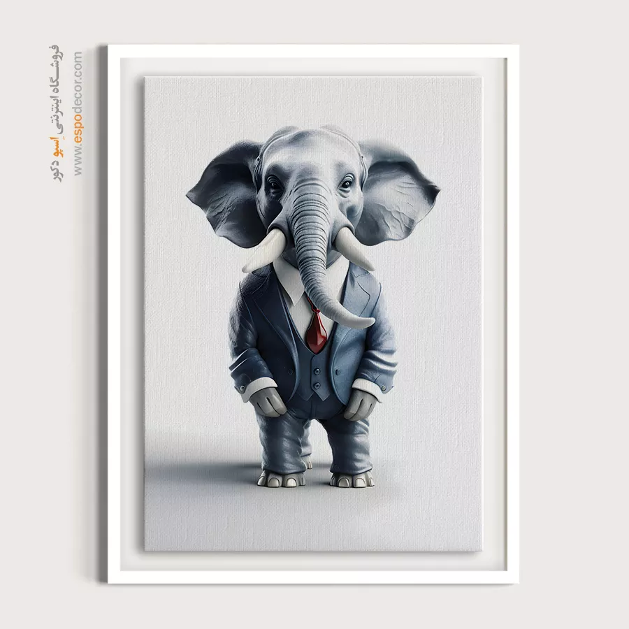تابلو حیوانات بامزه - اسپو دکور