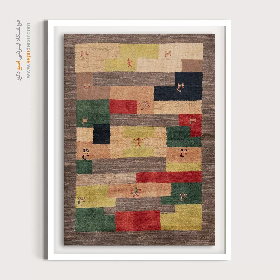 خرید تابلو دکوراتیو - پرواز دشت – تابلو گبه - اسپو دکور