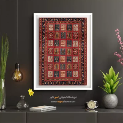 تابلو بوم دکوراتیو - پرواز آشنا – تابلو گبه - اسپو دکور