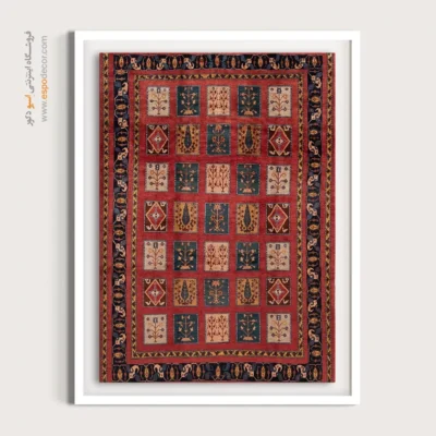 تابلو بوم دکوراتیو - پرواز آشنا – تابلو گبه - اسپو دکور