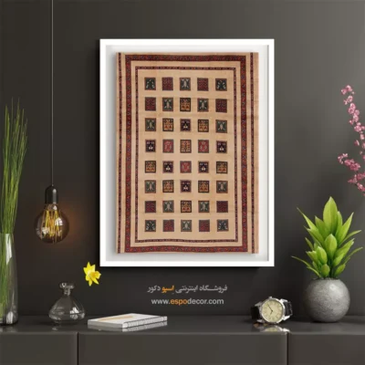 گبه تزئینی - گل – تابلو گبه - اسپو دکور