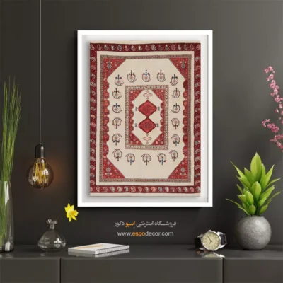 خرید تابلو خاص - پرواز فرش – تابلو گبه - اسپو دکور