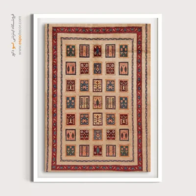 خرید تابلو مخصوص اتاق نشیمن - نغمه آفتاب – تابلو گبه - اسپو دکور