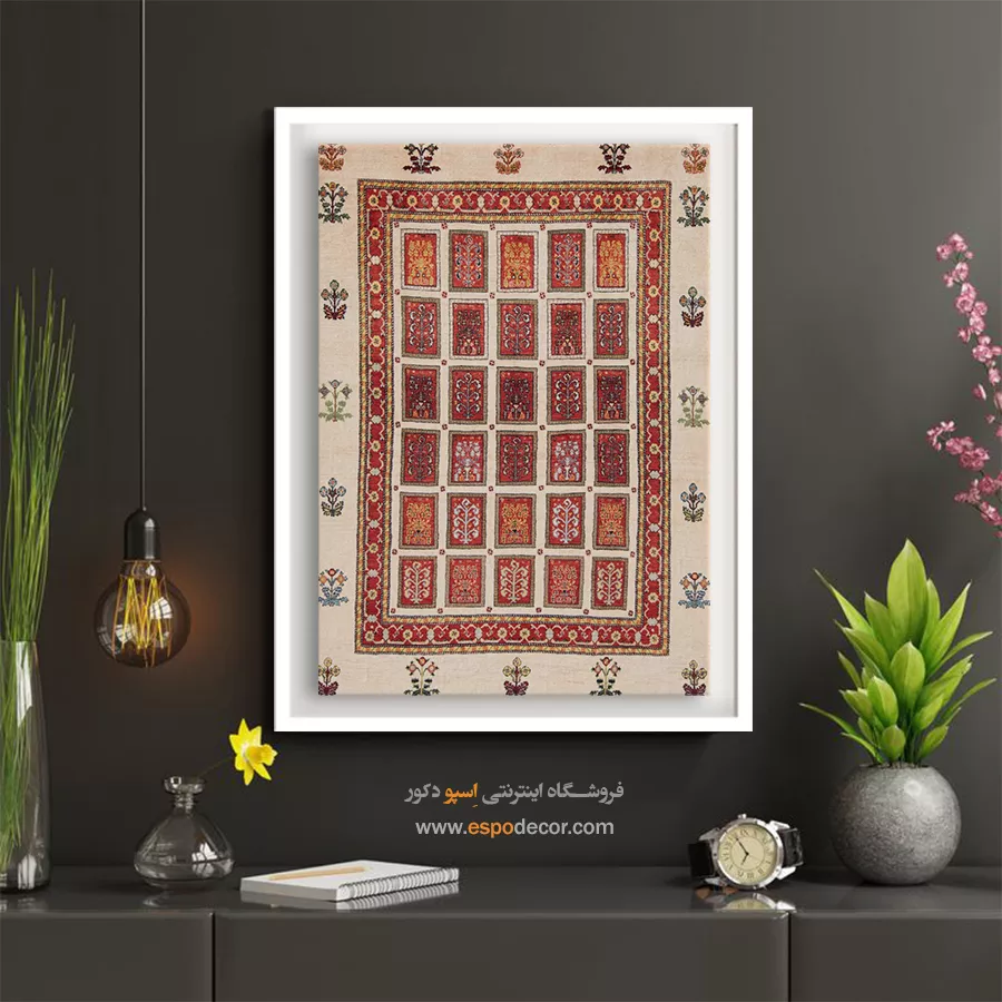 خرید تابلو با کیفیت بالا - طرح دریا – تابلو گبه - اسپو دکور