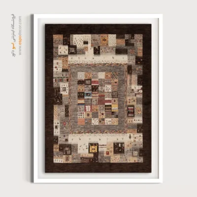 تابلو با رنگ‌های گرم - خاطره نور – تابلو گبه - اسپو دکور