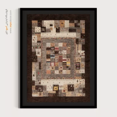 تابلو با رنگ‌های گرم - خاطره نور – تابلو گبه - اسپو دکور