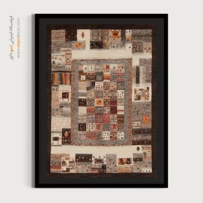 تابلو با رنگ‌های جذاب سنتی - آوای قاصدک – تابلو گبه - اسپو دکور