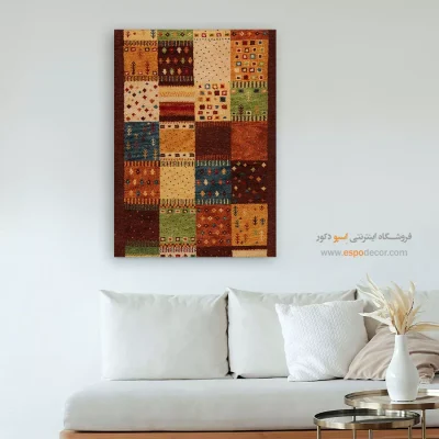 تابلو دکوراتیو جدید - گل مهتاب – تابلو گبه - اسپو دکور