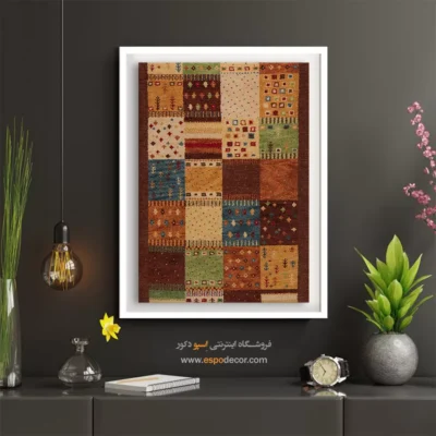 تابلو دکوراتیو جدید - گل مهتاب – تابلو گبه - اسپو دکور