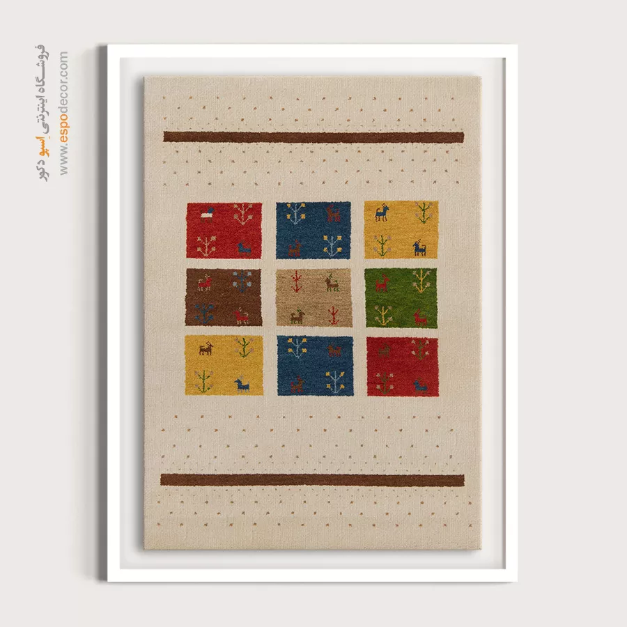 دکور با گبه - گل نقش – تابلو گبه - اسپو دکور