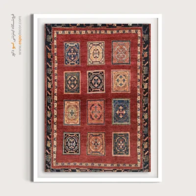 تابلو مدرن با الهام از گبه - هویت نقش – تابلو گبه - اسپو دکور