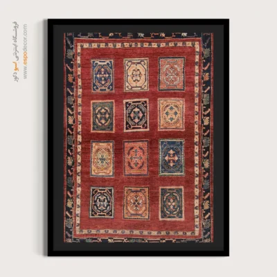 تابلو مدرن با الهام از گبه - هویت نقش – تابلو گبه - اسپو دکور