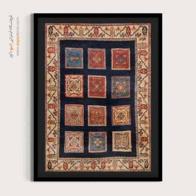 تابلو با طرح طبیعی - گل دشت – تابلو گبه - اسپو دکور