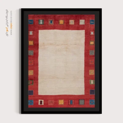 تابلو با طرح فرش - آینه ایران – تابلو گبه - اسپو دکور