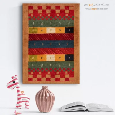 تابلو بوم چاپی - رنگ بافت – تابلو گبه - اسپو دکور