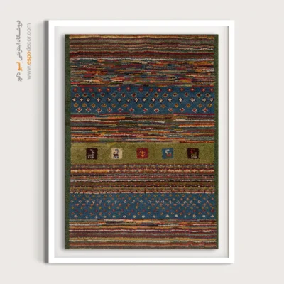 تابلو برای دیوار پذیرایی - هویت ایران – تابلو گبه - اسپو دکور