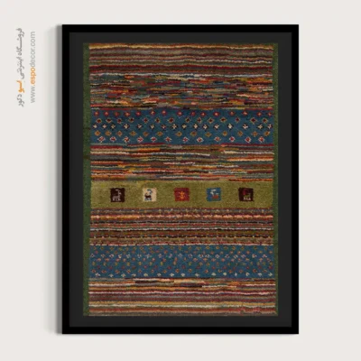 تابلو برای دیوار پذیرایی - هویت ایران – تابلو گبه - اسپو دکور