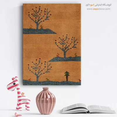 تابلو رنگی هنری - آینه فرش – تابلو گبه - اسپو دکور