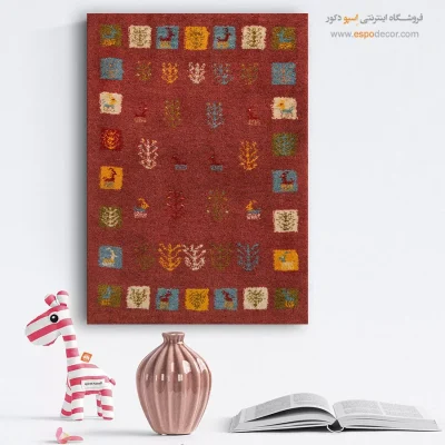 نقاشی مدرن ایرانی - نگاه دل – تابلو گبه - اسپو دکور