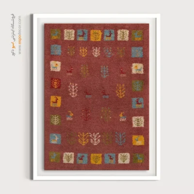 نقاشی مدرن ایرانی - نگاه دل – تابلو گبه - اسپو دکور