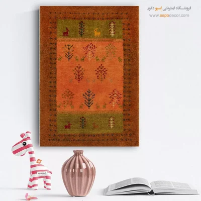 تابلو سبک زندگی ایرانی - نغمه کهن – تابلو گبه - اسپو دکور