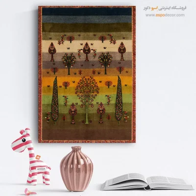 تابلو الهامبخش - نغمه طلایی – تابلو گبه - اسپو دکور