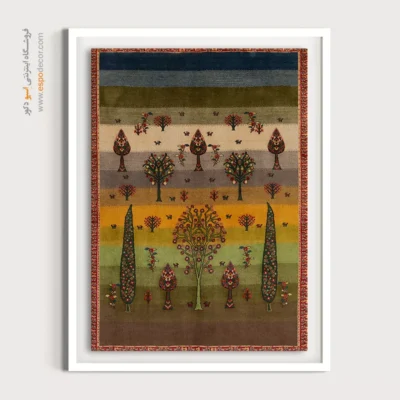 تابلو الهام‌بخش - نغمه طلایی – تابلو گبه - اسپو دکور