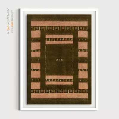 تابلو ایرانی - آینه کهن – تابلو گبه - اسپو دکور