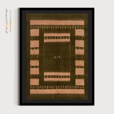 تابلو ایرانی - آینه کهن – تابلو گبه - اسپو دکور