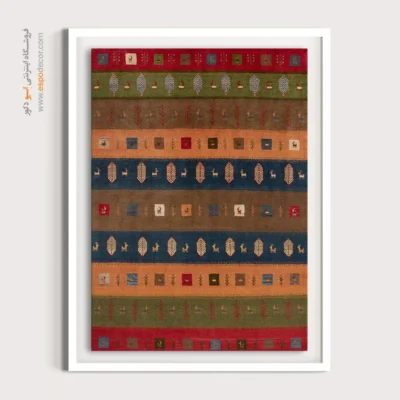 تابلو دکوراتیو برای فضای مینیمال - گل دل – تابلو گبه - اسپو دکور