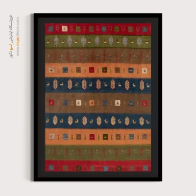 تابلو دکوراتیو برای فضای مینیمال - گل دل – تابلو گبه - اسپو دکور