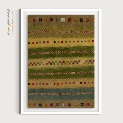 تابلو ایرانی برای چیدمان خاص - گل ایران – تابلو گبه - اسپو دکور