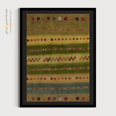 تابلو ایرانی برای چیدمان خاص - گل ایران – تابلو گبه - اسپو دکور