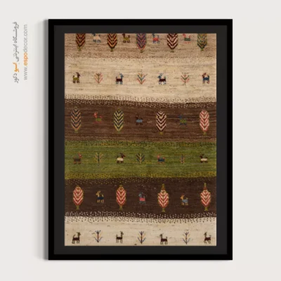 تابلو دیواری برای اتاق نشیمن مینیمال - هویت بوم – تابلو گبه - اسپو دکور