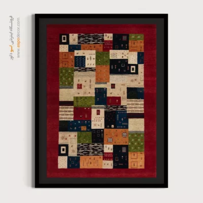 تابلو رنگی برای چیدمان خاص مدرن - بوم آفتاب – تابلو گبه - اسپو دکور