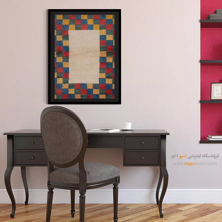 تابلو زیبا برای خانه هنری - گل نور – تابلو گبه - اسپو دکور