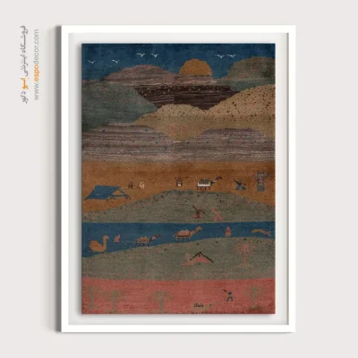 تابلو برای خانه سبک مدرن - رنگ کهن – تابلو گبه - اسپو دکور