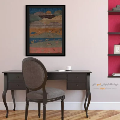 تابلو برای خانه سبک مدرن - رنگ کهن – تابلو گبه - اسپو دکور