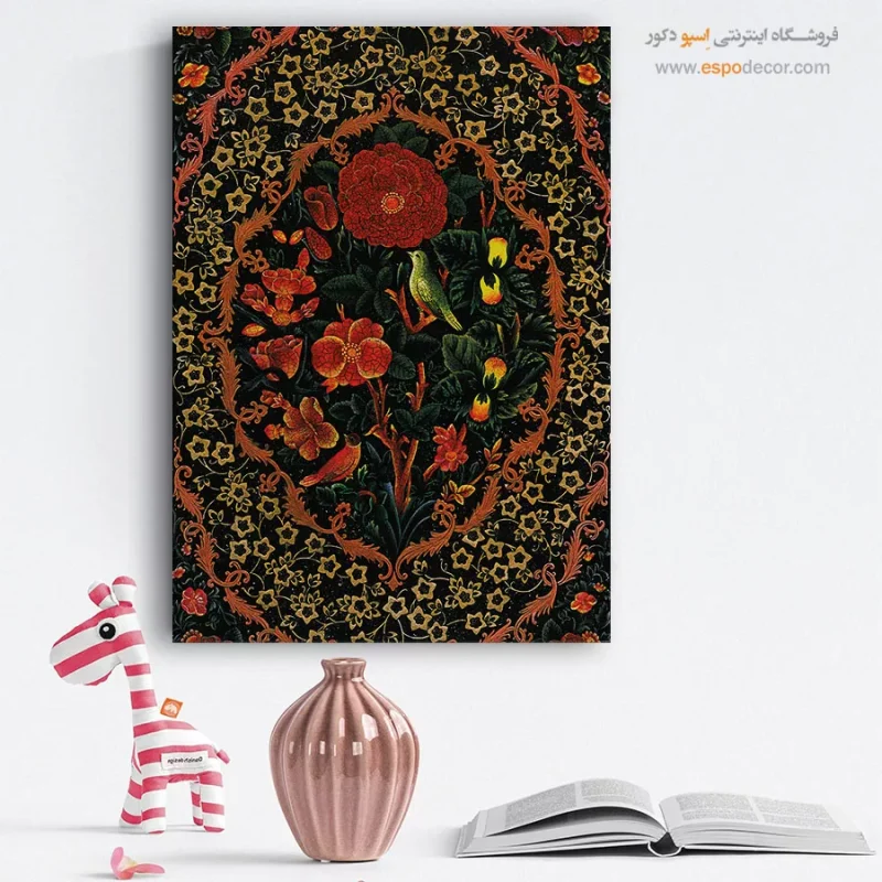 تابلو گل و مرغ - Image 3