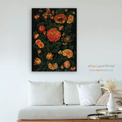 تابلو گل و مرغ - اسپو دکور