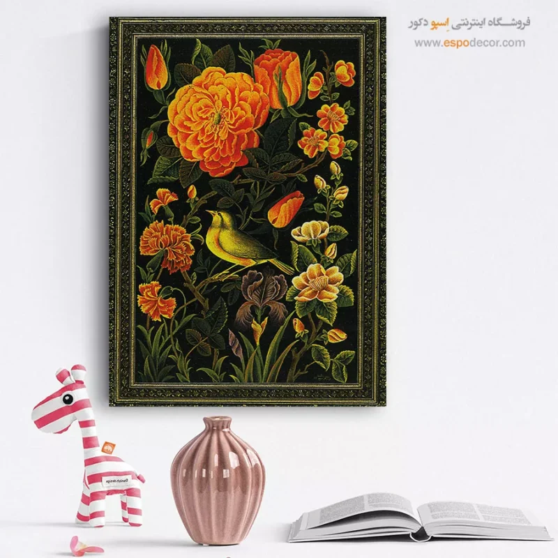 تابلو گل و مرغ - Image 3