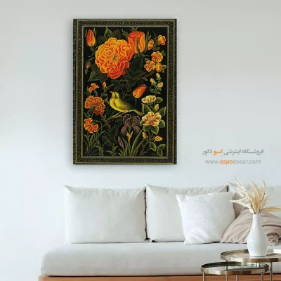 تابلو گل و مرغ - اسپو دکور