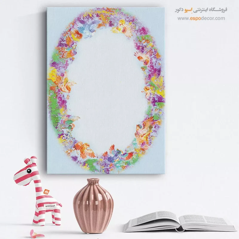 تابلو گل و مرغ - Image 3