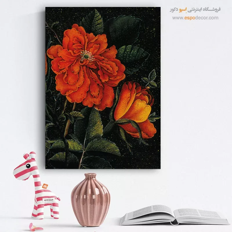 تابلو گل و مرغ - Image 3