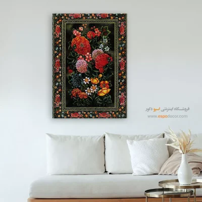 تابلو گل و مرغ - اسپو دکور