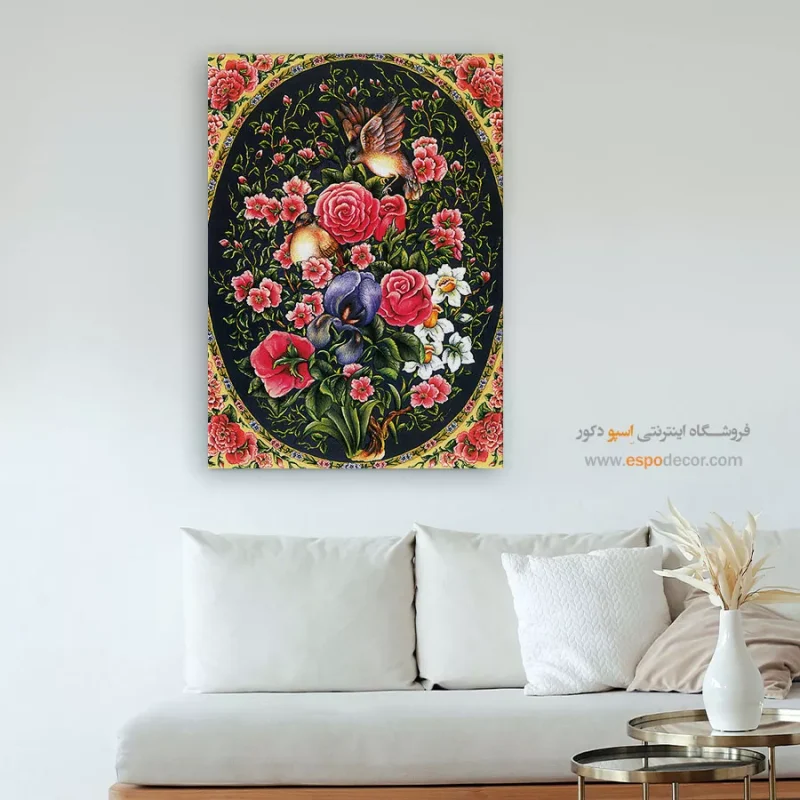 تابلو گل و مرغ - Image 4