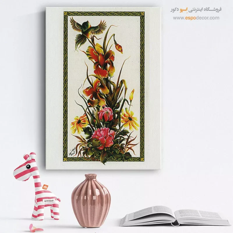 تابلو گل و مرغ - Image 3