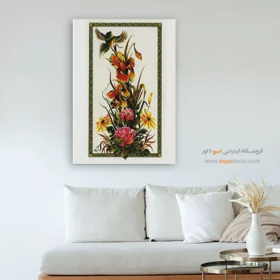 تابلو گل و مرغ - اسپو دکور